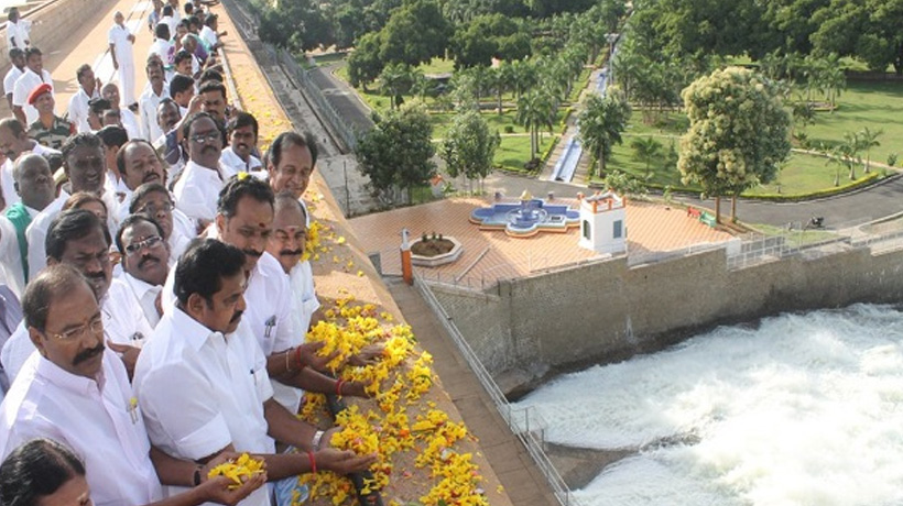 Image result for mettur dam chief minister